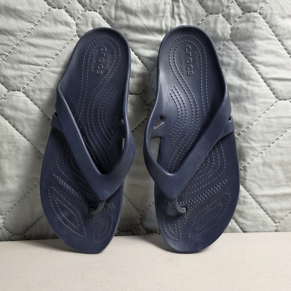 Crocs Navy Blue Women's Flip Flops